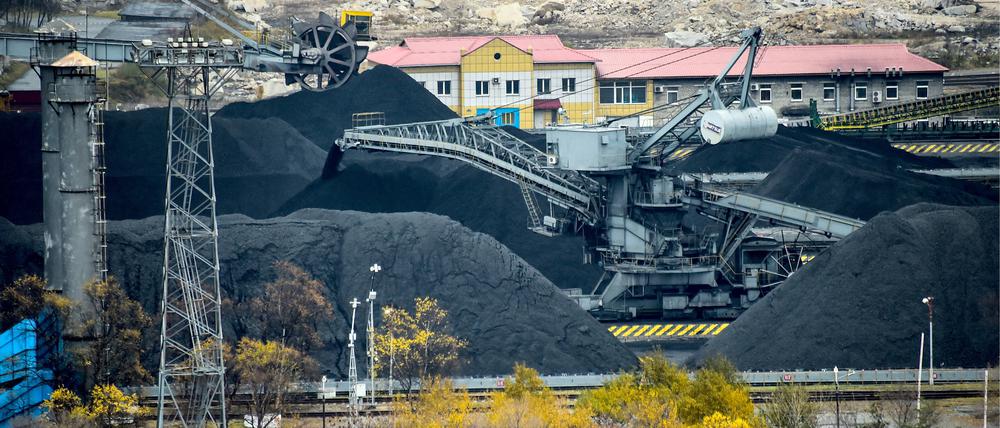 Die Baustelle des vollautomatisierten Terminals der dritten Stufe des Kohleumschlagkomplexes der Hafenumschlaggesellschaft Vostochny (Symbolbild).
