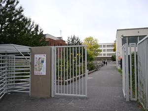 Eingang zum Campus der Rütli-Schule in Berlin.