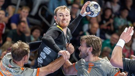 Welthandballer Mathias Gidsel war einmal mehr beste Werfer der Füchse.
