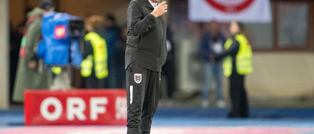 Ralf Rangnick feierte einen Sieg mit Österreich.