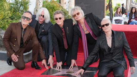Die Rocker von Def Leppard haben nun in Hollywood einen festen Platz. 