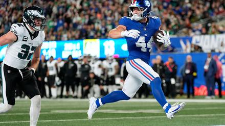 Die Giants hatten die Heimpartie gegen die Eagles überraschend gut im Griff.