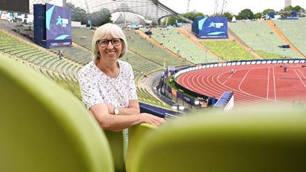 Im Münchner Olympiastadion gewann Annegret Richter 1972 Gold mit der bundesdeutschen Sprint-Staffel.