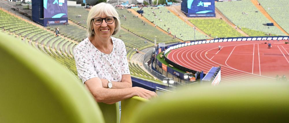Im Münchner Olympiastadion gewann Annegret Richter 1972 Gold mit der bundesdeutschen Sprint-Staffel.