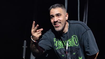 Der Rapper Bushido steht während eines Konzerts auf der Bühne. (Archivbild)