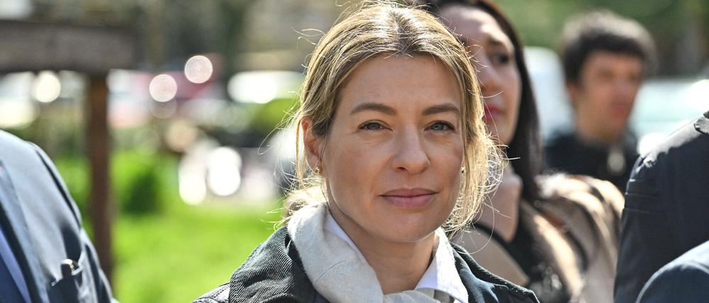 Céline Imart ist das Gesicht um Ende der Veggie-Wurst.