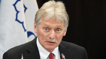 Kremlsprecher Dmitri Peskow redet auf der Generalversammlung der Organization of Asia-Pacific News Agencies (OANA).