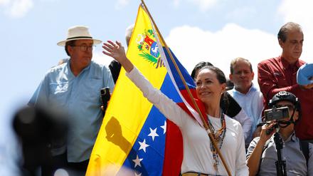 Kämpferin: Maria Corina Machado ist die Anführerin der venezolanischen Opposition.