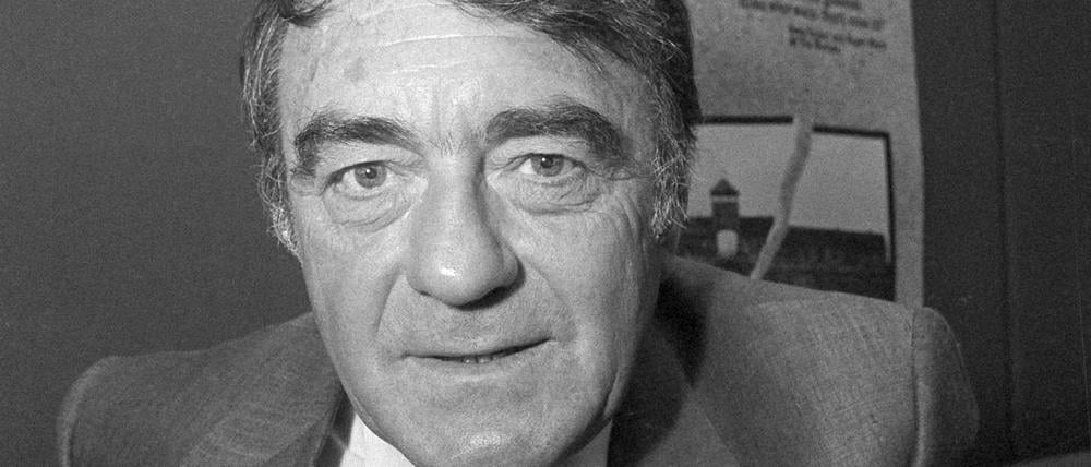  Der französische Regisseur Claude Lanzmann bei einer Diskussion über seinen neuneinhalb-stündigen Film „Shoah“. 