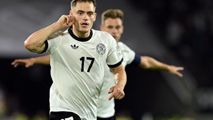 Florian Wirtz jubelt über sein Tor gegen Nordirland (Archivbild). 