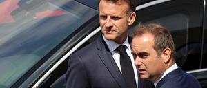 Emmanuel Macron und Sébastien Lecornu.