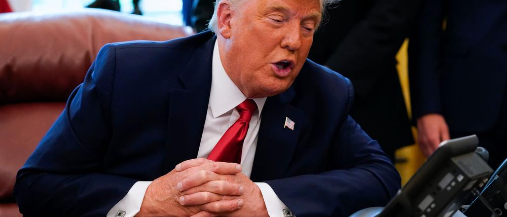 Machado habe ihm den Preis gewidmet, erzählte Trump nach dem Gespräch. (Archivbild)