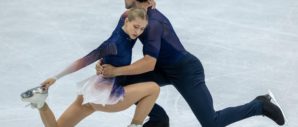 Minerva Hase (l) und Nikita Volodin mussten sich in Georgien deutlich geschlagen geben. (Archivbild)