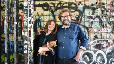 Jörg Sundermeier und Kristine Liskau vom Verbrecher Verlag