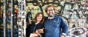 Jörg Sundermeier und Kristine Liskau vom Verbrecher Verlag