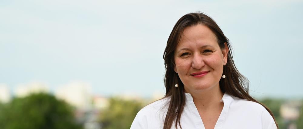 Brandenburgs Wissenschaftsministerin Manja Schüle. Noch bis zum 30. Oktober können sich Projekte auf die Förderung bewerben. (Archivbild)