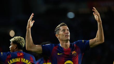 Für Robert Lewandowski könnte in Barcelona bald Schluss sein. (Archivbild)