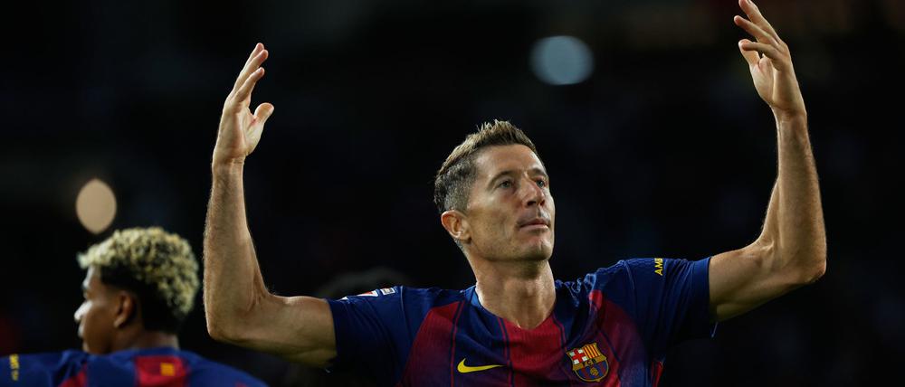 Für Robert Lewandowski könnte in Barcelona bald Schluss sein. (Archivbild)