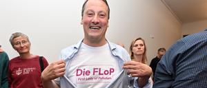 Sascha Krämer am Wahlabend am Sonntag.