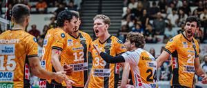 Jubel beim amtierenden Deutschen Meister.