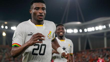 Tottenham-Star Mohammed Kudus hat mit Ghana den Sprung zur WM geschafft. (Archivbild)