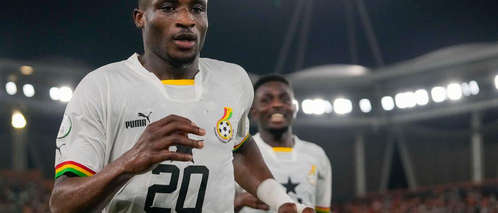 Tottenham-Star Mohammed Kudus hat mit Ghana den Sprung zur WM geschafft. (Archivbild)
