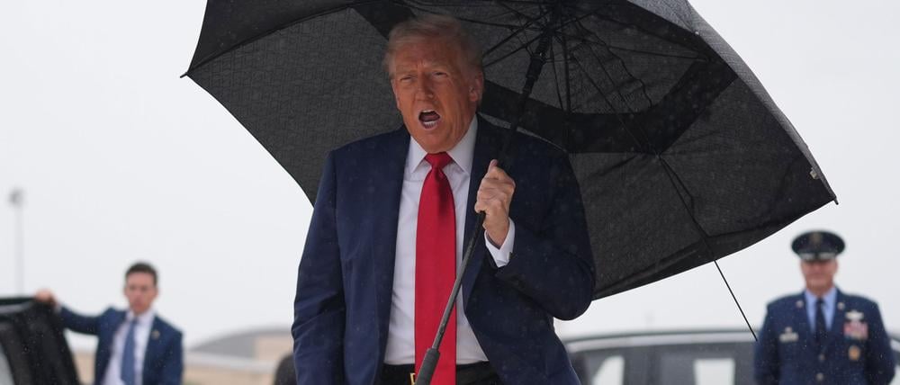 Trump fliegt nach Israel.