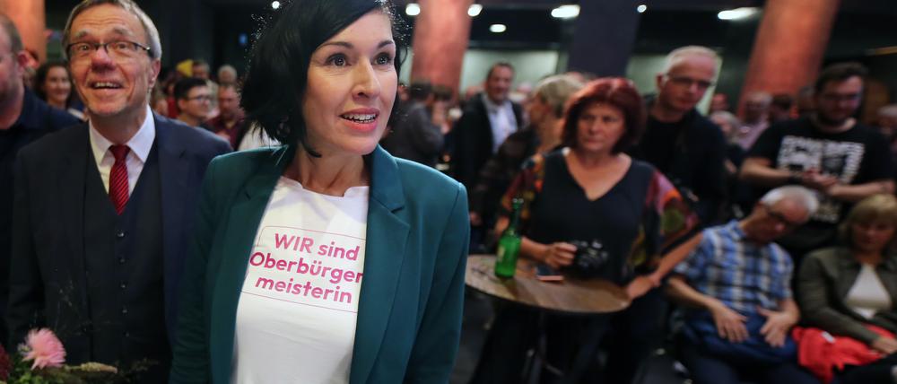 Siegerin Noosha Aubel am Sonntag nach der Abstimmung.