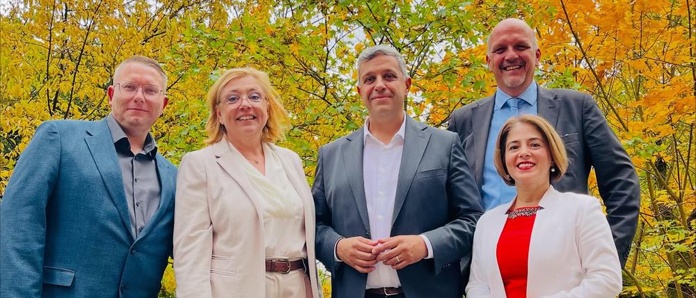 Spitzenpersonal der SPD in Berlin- Spandau zur Wahl 2026 - Marco Rumza Sabine Drescher Raed Saleh Sebahat Atli Stephan Machulik
