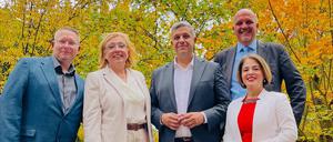 Spitzenpersonal der SPD in Berlin- Spandau zur Wahl 2026 - Marco Rumza Sabine Drescher Raed Saleh Sebahat Atli Stephan Machulik