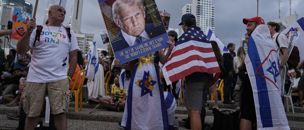 Trump wird für seinen Friedensplan im Gaza-Krieg von vielen gefeiert.