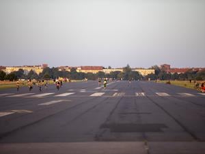 Das Tempelhofer Feld.