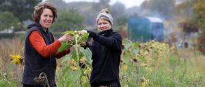 Stadtacker-Gründerinnen Anne Wolff und Sina Baumgart (v.l.)