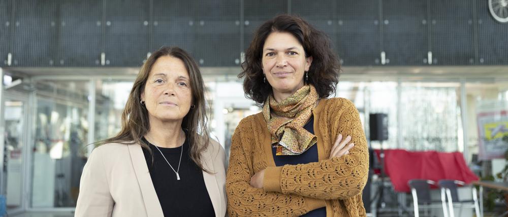 Die „taz“-Chefredakteurinnen Barbara Junge und Ulrike Winkelmann.
