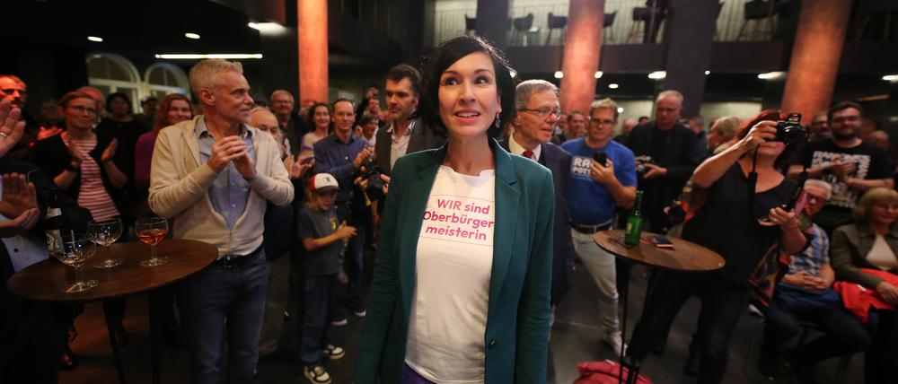 Noosha Aubel hat die Potsdamer OB-Wahl gewonnen.