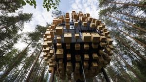 Das Treehotel im schwedischen Lappland.