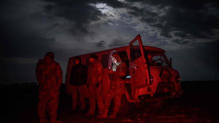 Ukrainische Soldaten in der Region Charkiw (Symbolfoto).