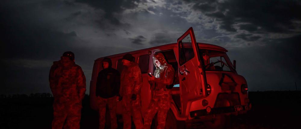 Ukrainische Soldaten in der Region Charkiw (Symbolfoto).