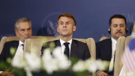 Nach dem Gaza-Friedensgipfel fordert der französische Präsident Emmanuel Macron eine äußerst strenge internationale Überwachung im Gazastreifen.