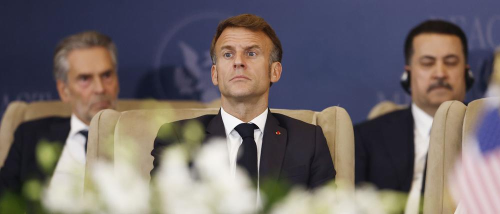 Nach dem Gaza-Friedensgipfel fordert der französische Präsident Emmanuel Macron eine äußerst strenge internationale Überwachung im Gazastreifen.