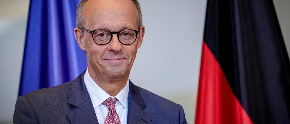 Kanzler Merz macht am Dienstag eine Stippvisite nach Brandenburg und trifft mit der Landesregierung zusammen. Es ist offiziell sein Antrittsbesuch als Bundeskanzler in dem Bundesland. (Archivbild)