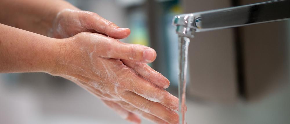Wasser und Seife kann viele Viren verhindern. (Symbolfoto)