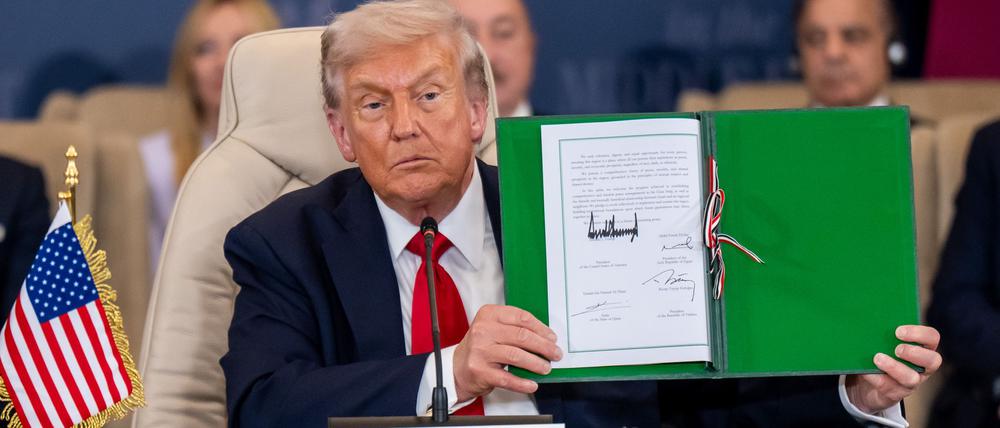 Trump feiert die Einigung als historisch - aber wie tragfähig ist sie wirklich?