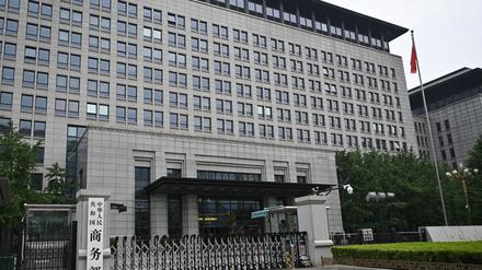 Chinas Handelsministerium reagierte auf eine Frage zu einem verschobenen Telefonat. (Archivbild) 