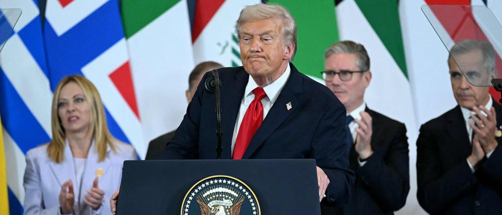 In Ägypten kam es zur großen Trump-Show.