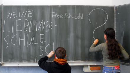 Auf der Suche nach der Lieblingsschule sind jetzt wieder die Grundschülerinnen und Grundschüler.