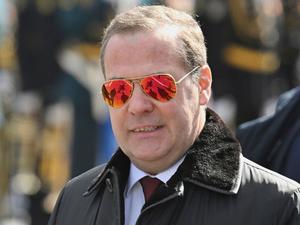 Dmitri Medwedew, stellvertretender Vorsitzender des russischen Sicherheitsrates und Vorsitzender der Partei „Einiges Russland“