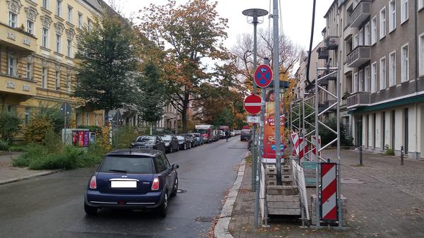 Die Schulzestraße in Berlin-Pankow.
