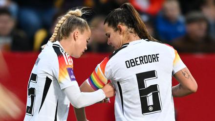 Das Bayern-Duo mit Giulia Gwinn (l.) und Lena Oberdorf kehrt ins Nationalteam zurück