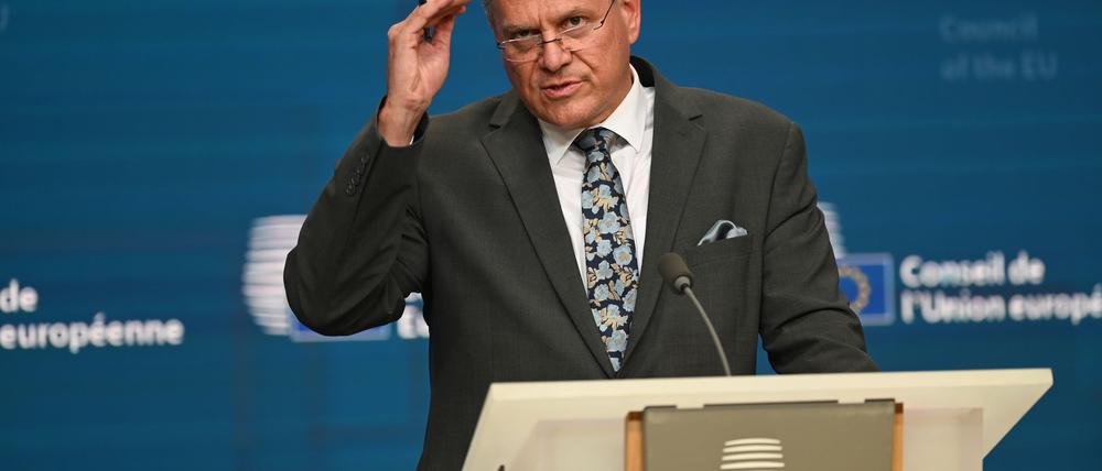 Bekommt wegen Chinas Kurs besorgte Anrufe aus der Autoindustrie: EU-Handelskommissar Maros Sefcovic. (Archivbild)